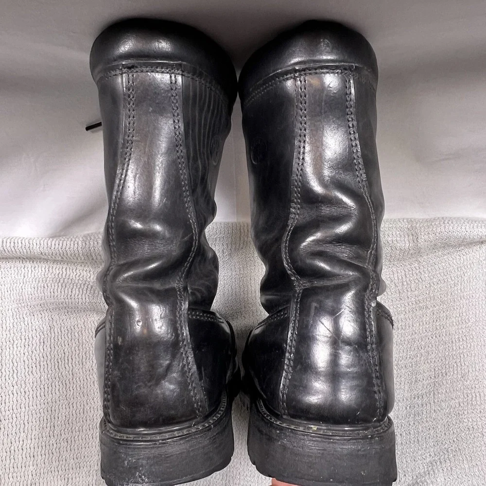 MATTERHORN 1950 Vintage Womens 8 M Gore-Tex Vibram Thisulate Black Leather Boots